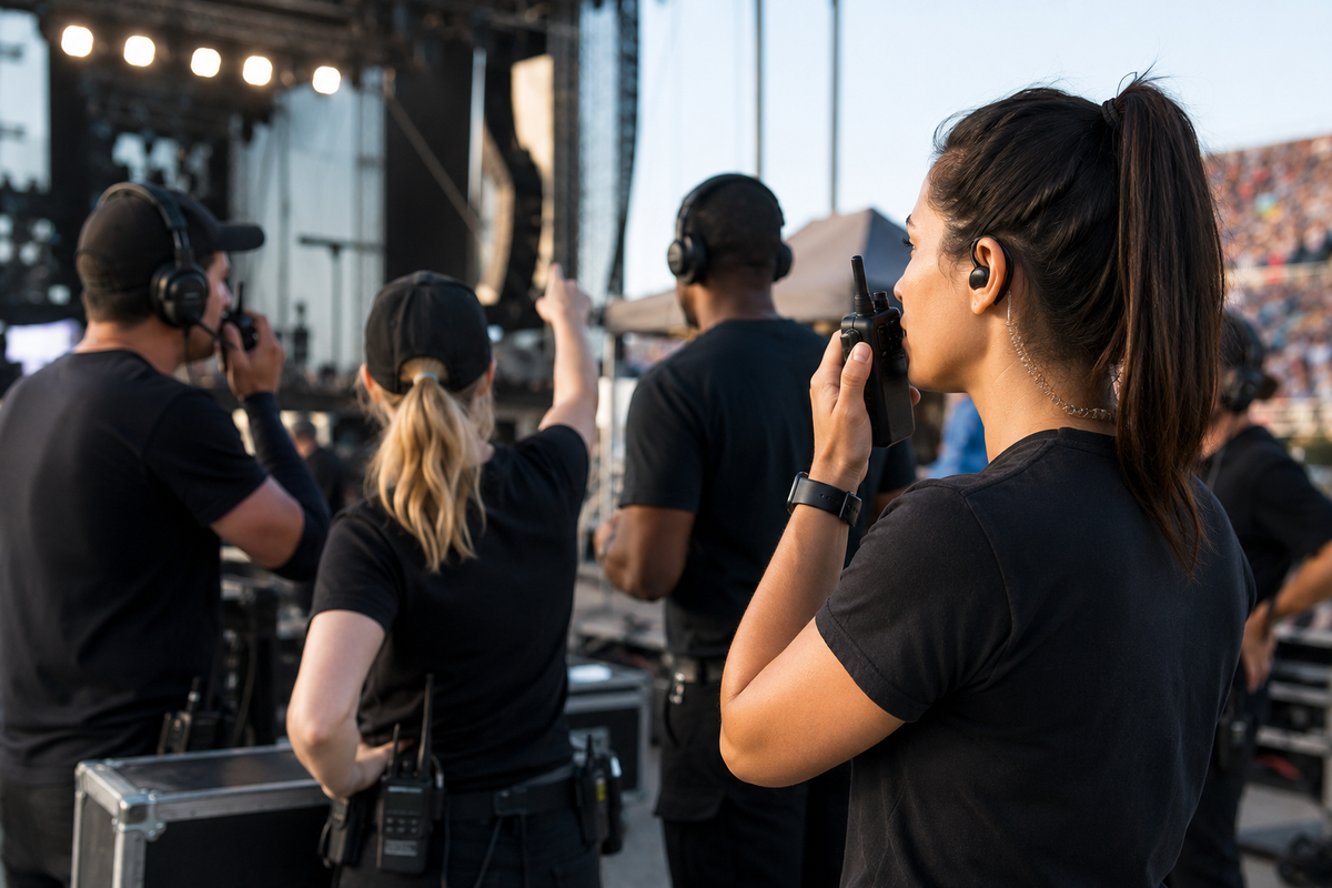 Coordinating Event Staff Through Push-to-Talk Communications – QUICKTEL
